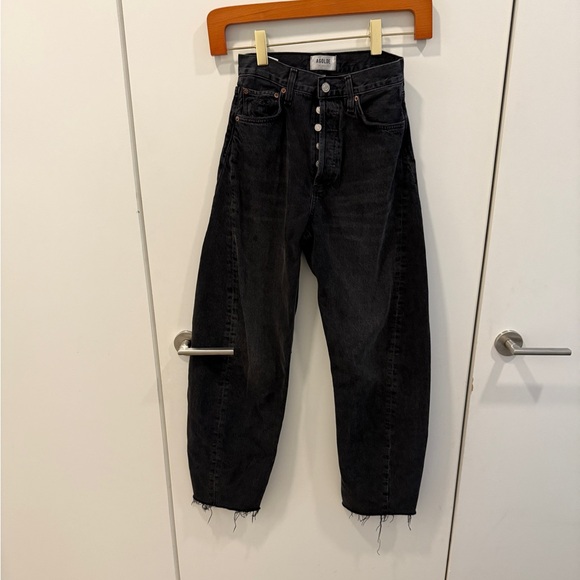 Agolde Luna jean in black size 25 - Picture 1 of 8